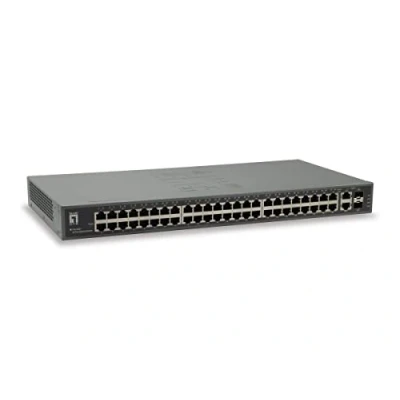Image de LevelOne FGU 5021 Commutateur non géré 48 x 10/100 + 2 SFP Gigabit combiné Montable sur rack