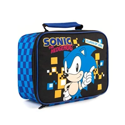 Afbeelding van Sonic The Hedgehog Lunch Bag Kids Boys Retro Gaming Food Container Een maat