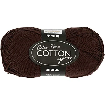 Afbeelding van Katoengaren, Donkerbruin, 50gr, 170m
