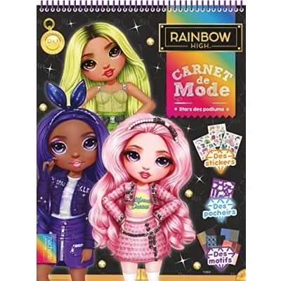 Afbeelding van Rainbow High star des podiums: Avec stickers, pochoirs, motifs