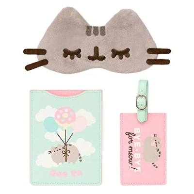 Afbeelding van Pusheen Reisset Foodie Junior Groen/roze 3 delig