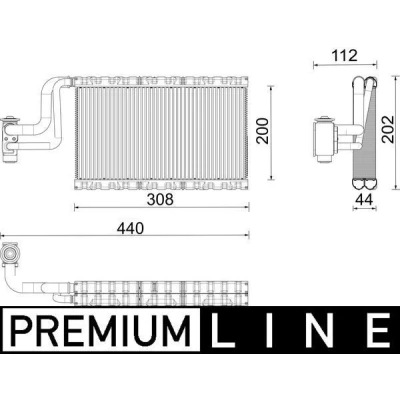 Afbeelding van MAHLE ORIGINAL AE 191 000P Airco Verdamper Met expansieventiel