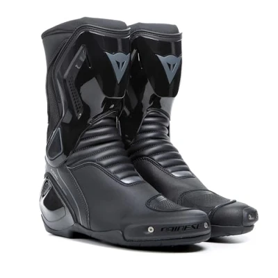 Afbeelding van Dainese Nexus 2 motorsportlaarzen, anti blessuresysteem, enkelbescherming, verwisselbare sliders, herenlaarzen, zwart, 47