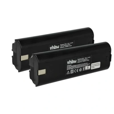 Afbeelding van vhbw 2 x reserveaccu voor Makita 191679 9, 192532 2, 192695 4, 632002 632003 7000, 7002 elektrisch gereedschap (2100 mAh, NiMH, 7,2 V)