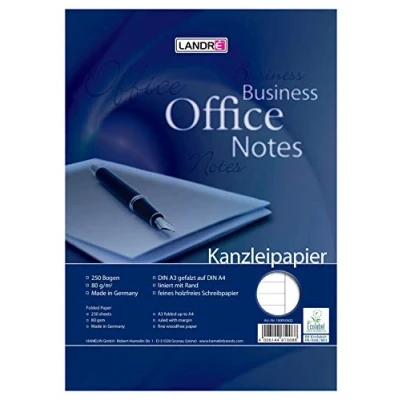 Image de LANDR Papier ministre &quot;WORK&quot; , format A3/format A4,