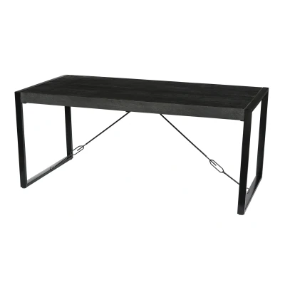 Afbeelding van Norris eettafel 200x100 cm zwart