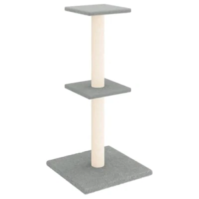 Afbeelding van vidaXL Kattenmeubel met sisal krabpalen 73 cm lichtgrijs