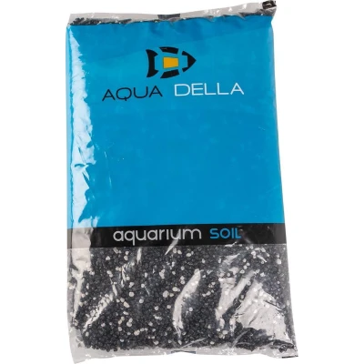 Afbeelding van Aqua Della Aquarium Grind mix zwart/wit Inhoud: 2 Kilo Korrel tot 4mm