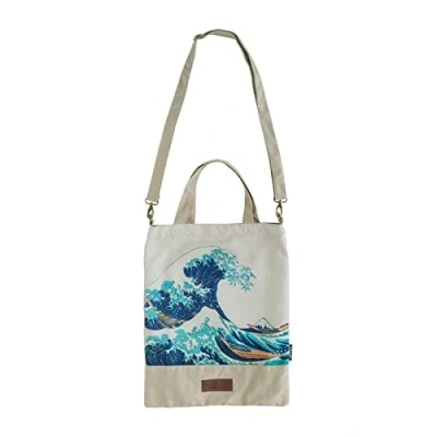 Afbeelding van Kokonote Schoudertas Japanse kunst, canvas tas Totebag, schoudertas, Hokusai