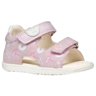 Afbeelding van Geox B Sandal Macchia Gir, babysandalen voor meisjes, roze ivoor