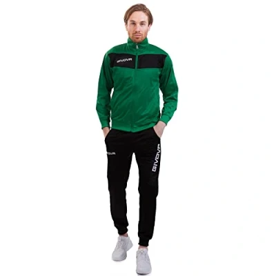 Afbeelding van Givova Visa trainingspak voor heren, meerkleurig (groen/zwart), XL