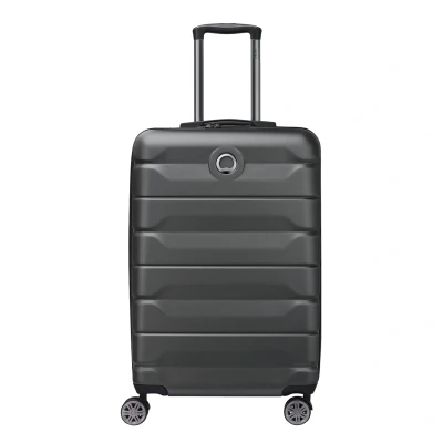 Afbeelding van Delsey Air Armour 4 Wheel Medium Trolley 68 Expandable black Harde Koffer