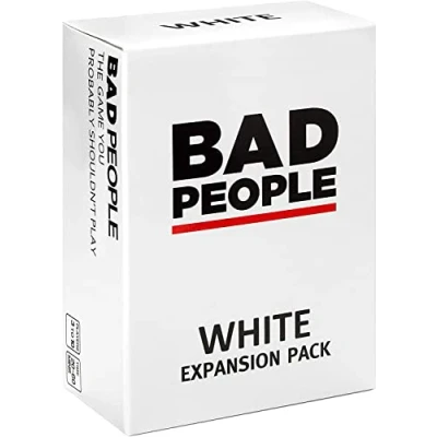 Afbeelding van BAD PEOPLE Uitbreidingspakket wit (100 nieuwe vraagkaarten) Het spel dat je waarschijnlijk moet spelen