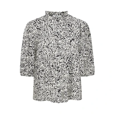Afbeelding van b.young Byilamo Overhemdblouse, Dames, Maat: 36, Birch mix