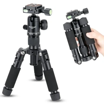 Afbeelding van Koolehaoda Draagbare opvouwbare mini statief compact desktop macro met kogelkop voor Canon Nikon DSLR camera (H 50)