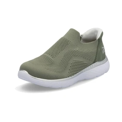 Afbeelding van Rieker Sport Sneakers laag, Dames, Maat: 38, Grün Textiel