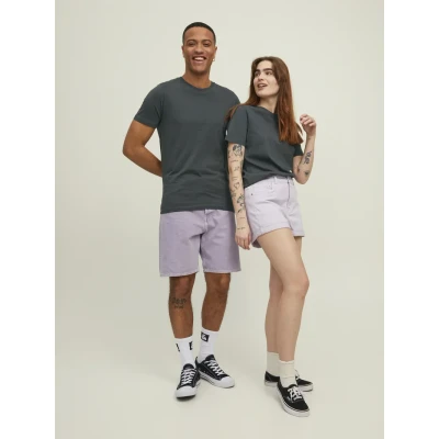 Afbeelding van Jack &amp; Jones JJE SS O NECK NOOS Tshirt basic, Heren, Maat: Small, Asphalt