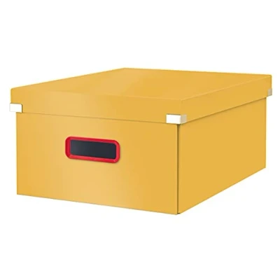 Afbeelding van Leitz Cosy Click &amp; Store grote opbergdoos, geel opbergdoos