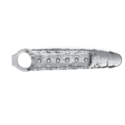 Afbeelding van Extender Penissleeve Met Noppen Transparant