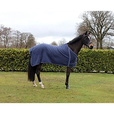Afbeelding van Qhp Deken fleece basic zonder singels Navy 205 Zweetdeken
