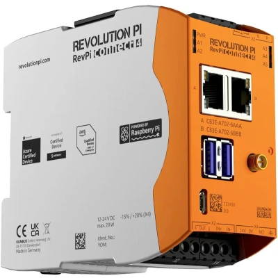 Afbeelding van Revolution Pi by Kunbus RevolutionPi Connect 4 PR100380 PLC uitbreidingsmodule
