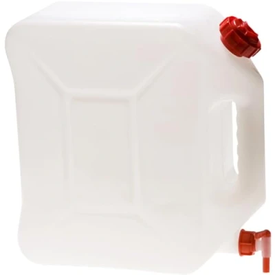 Afbeelding van Cao Jerrican Voedsel 10 l + kraan voor volwassenen, uniseks, wit, liter