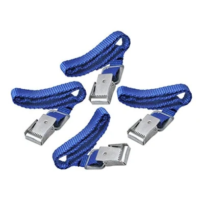 Afbeelding van Pro Plus Fietsriempjes met Metalen Gesp t.b.v. Fietsdrager Blauw 4 stuks