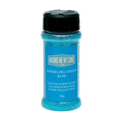 Afbeelding van BrandNewCake Glitter Suiker Blauw 85g