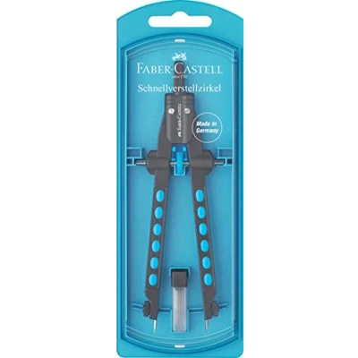 Afbeelding van Faber Castell Snelverstelpasser FC 3D design parel blauw