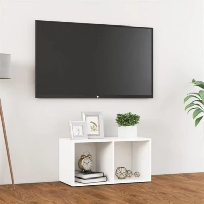 Afbeelding van vidaXL Tv meubel 72x35x36,5 cm bewerkt hout wit