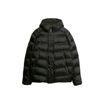 Afbeelding van Superdry Graphic Puffer Winterjas, Heren, Maat: XXL, Black