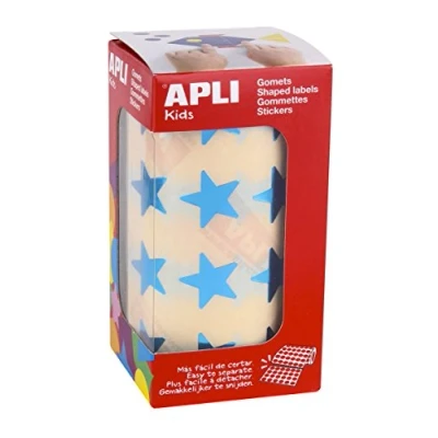 Afbeelding van Apli Kids 12052 stickers met 1416 sterren, blauw metallic