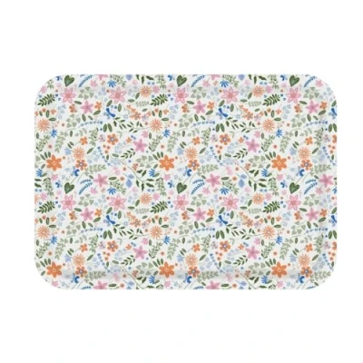 Afbeelding van Dienblad Versa Polyethyleen RPET Blommor 27 x 2,2 38 cm