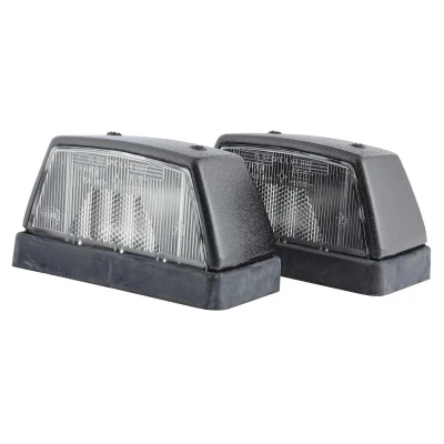 Afbeelding van Hella Kentekenlamp 110x62mm m/rubberplaat 2KA 003 389 211