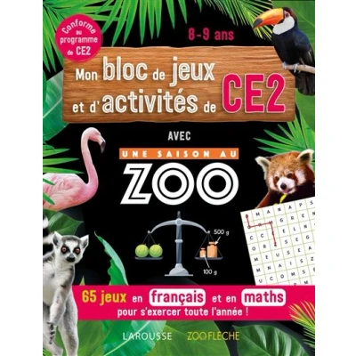 Image de Mon bloc de jeux et d&#039;activités pour le CE2 Une SAISON AU ZOO