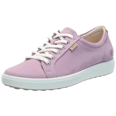 Afbeelding van ECCO SOFT Sneakers laag, Dames, Maat: 36, Lavender mist Leer