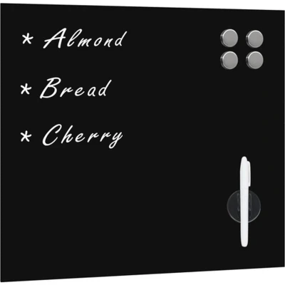 Afbeelding van Magneetbord wandmontage 50x50 cm glas