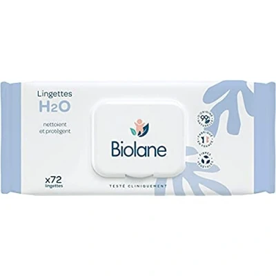 Image de Biolane H2O Ecorecharge Lot de 72 lingettes nettoyantes