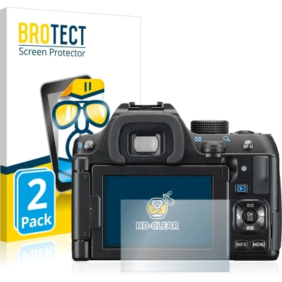 Afbeelding van BROTECT Screenprotector voor Pentax K 70 Folie Beschermfolie transparant (2 Stuks)