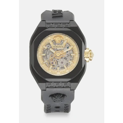 Afbeelding van Versace Watches AREA 51 Automatic Skeleton Unisex Horloge, Maat: One Size, Black