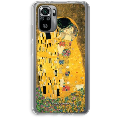 Afbeelding van Case Company® hoesje geschikt voor Xiaomi Redmi Note 10S Der Kuss Soft Cover Telefoonhoesje Bescherming aan alle Kanten en Schermrand
