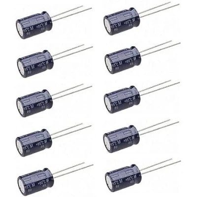 Afbeelding van Elko 10 stuks elektrolytische condensatoren 470uF 25V 105