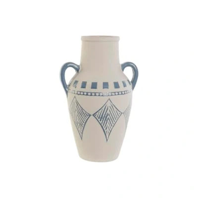 Afbeelding van Vaas Home ESPRIT Blauw Bruin Keramisch Mediterrane 22 x 18 36,5 cm 35