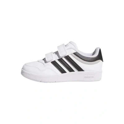 Afbeelding van adidas Mixte enfant HOOPS 4.0 SHOES, ftwr white/core black/grey two, 30 1/2 EU