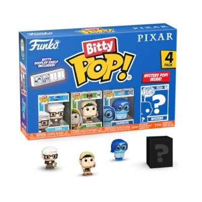 Afbeelding van Funko Bitty Pop! Pixar 4 stuks Carl, Russell (Dug Days), Dug, And A Mystery Figuur Dug en een Minifiguur als verrassing