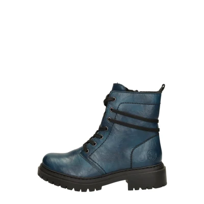 Afbeelding van Rieker Snowboots, Dames, Maat: 36, Petrol Kunststof