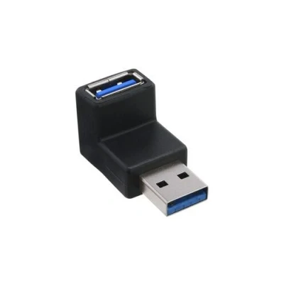 Image de Adaptateur inline® usb 3. 0 type a mâle à femelle coudé 90