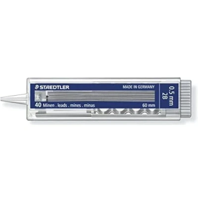 Afbeelding van Staedtler Mars Micro Carbon 255 etui met 40 vullingen grafiet 0,5 2B