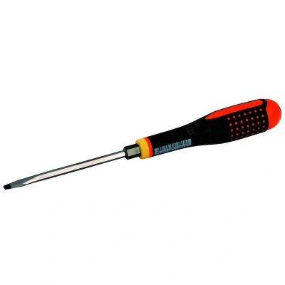 Afbeelding van BAHCO BE 8256TB schroevendraaier ERGO met driecomponentengreep doorlopend blad gleuf 1,6 mm x 8 150