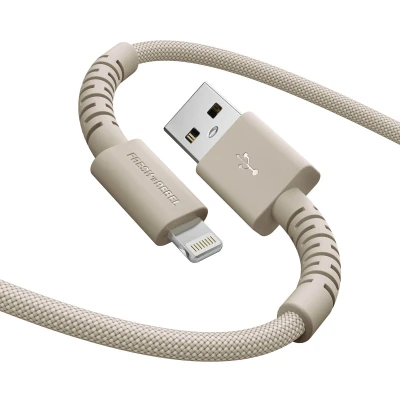 Afbeelding van Fresh &#039;n Rebel FlexWave, 2 m, Lightning, USB A, Mannelijk, Beige